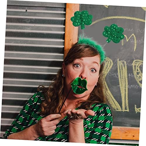 1Set St Patricks Day Costume Headband Tutu Skirt Necklace Party Accessories