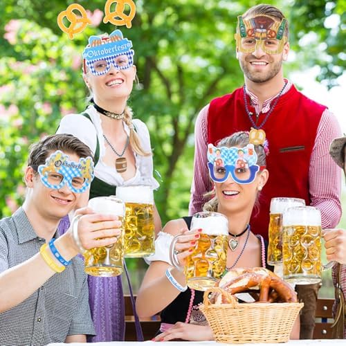 JULBEAR 80 Pcs Oktoberfest Party Accessory Set