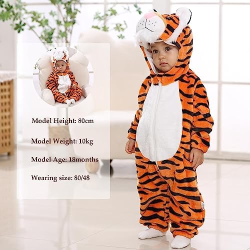 TONWHAR Baby Boys Halloween Tiger Costume Outfit
