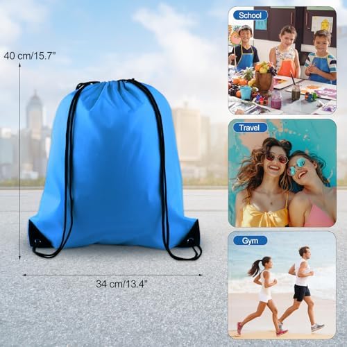 KUUQA 40Pcs Drawstring Backpack Bags Bulk
