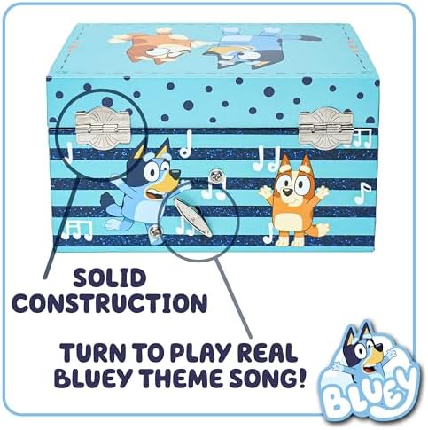 Bluey Jewelry Box Musical Toy for Kids