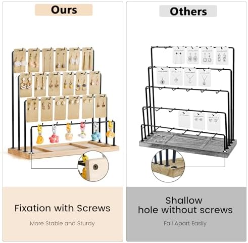 4 Tier Earring Display Stand for Vendors