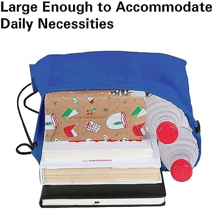 CODOBON 16 Pcs Bulk Drawstring Bags Royal Blue