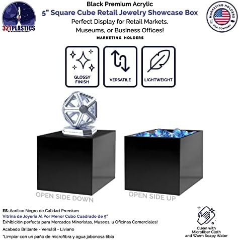 Marketing Holders 5 Inch Acrylic Display Riser Box