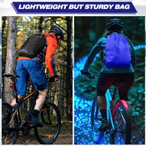 Shappy 120 Pcs Drawstring Backpack Sport Gym Bag Set