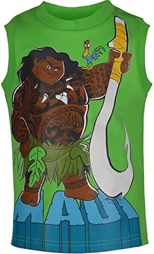 Disney Moana Maui French Terry Graphic T-Shirt and Shorts 3 Piece Set for Boys