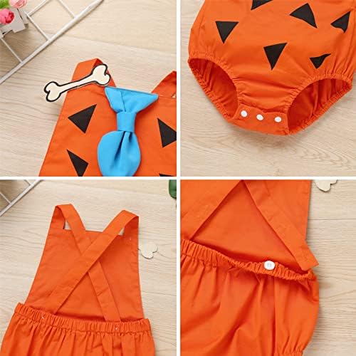 IMEKIS Caveman Costume for Baby Boy Girl 1st Birthday Outfit