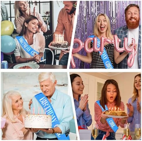 Birthday Girl Sash for Women and Girls