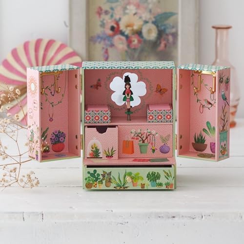 DJECO Musical Jewelry Box for Kids - Secret Garden