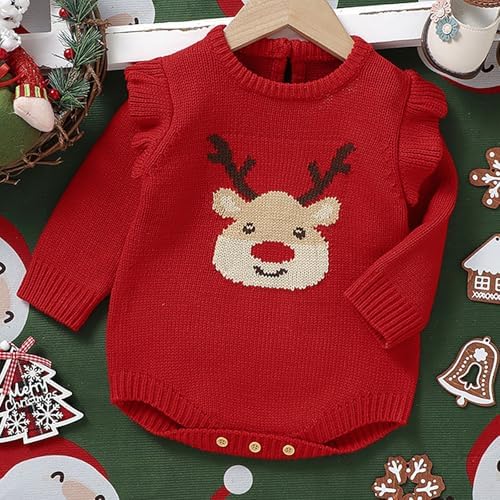 First Easter Baby Boy Knitted Christmas Long Sleeve Stripe Shirt