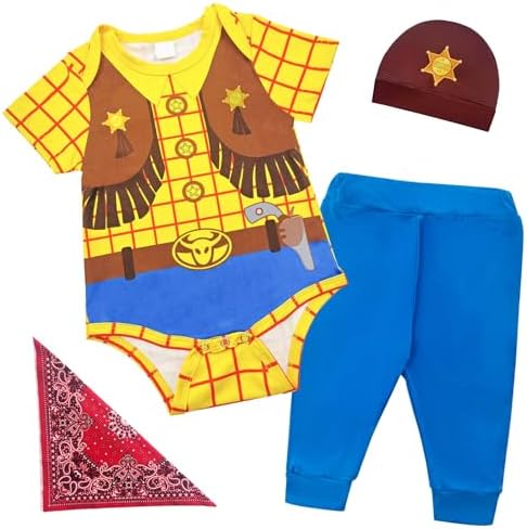 Baby Boys Sheriff Woody Halloween Costume Set