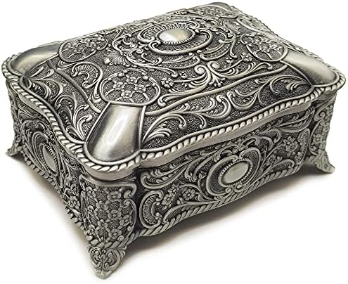 Falado Jewelry Music Box Wind Up Golden Movement