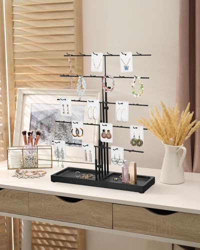 Hulisen Adjustable Earring Display Stand with Tray