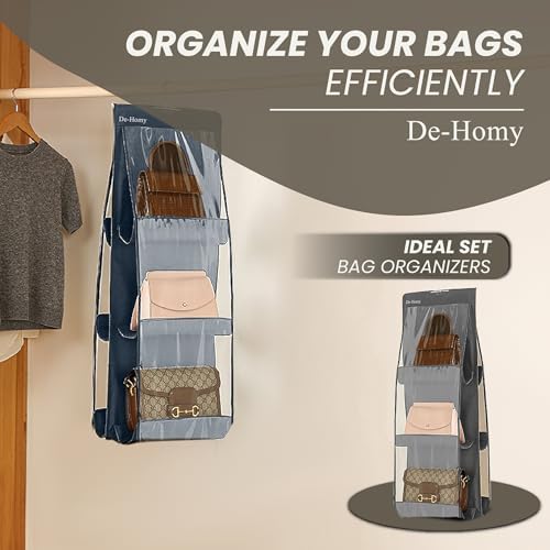 De-Homy 1-Pack Handbag Organizer with Metal Hooks