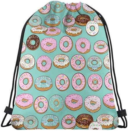 Yishow Delicious Doughnut Drawstring Backpack Bag