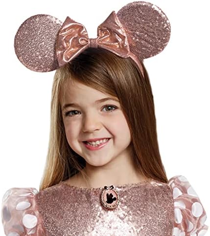 Disguise Costume Rose Gold Minnie Deluxe for Girls