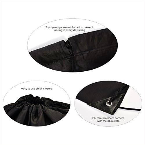 LIHI Bag 10 Pack Drawstring Gym Backpacks