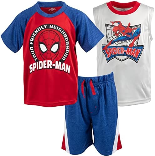 Marvel Avengers Spider-Man 3 Piece Outfit Set