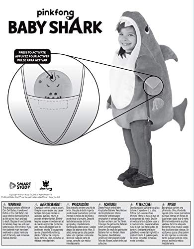 Rubies Baby Shark Toddler Costume with Sound
