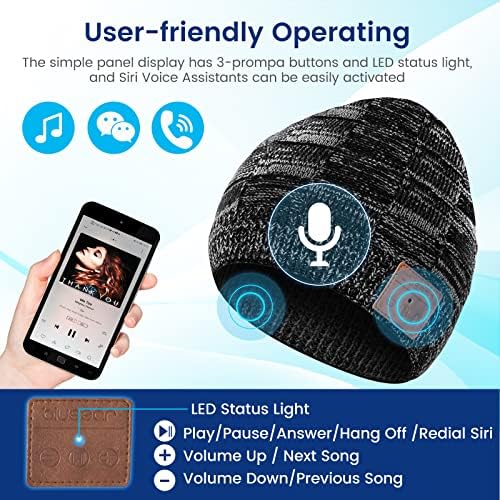 Blueear Bluetooth Beanie with Stereo Speaker and MIC