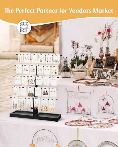 Hulisen Adjustable Earring Display Stand with Tray