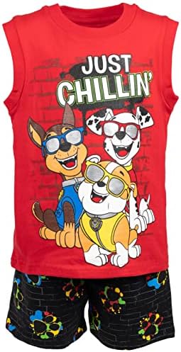 Paw Patrol Rocky Rubble Marshall 3 Piece Outfit Set for Boys