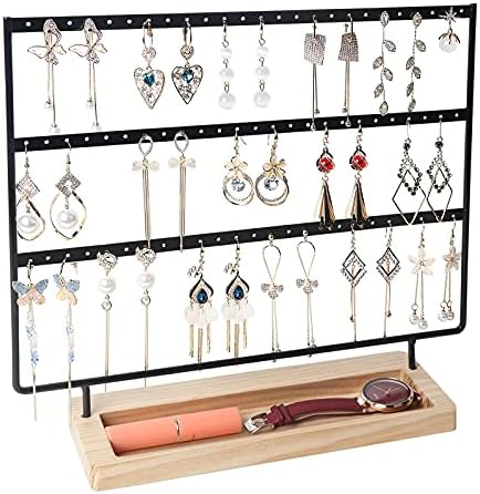 Sovia Earring Organizer 3-Tier 75 Holes Storage Stand