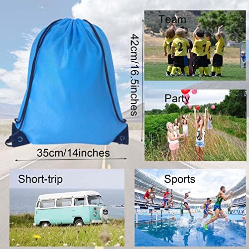 100 Pack Drawstring Gym Bags 20 Colors