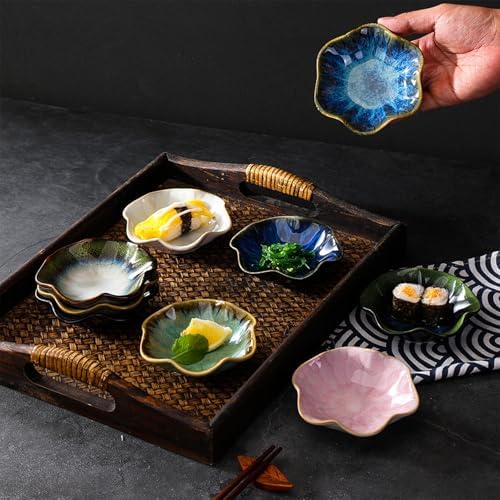 Elegant Ceramic Jewelry Tray Holder in Ink Grass Green