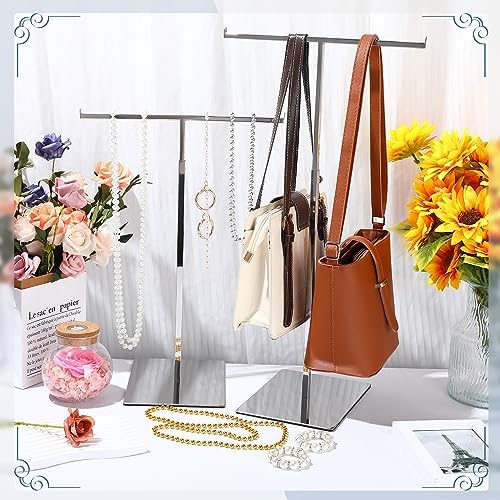 Leinuosen 4 Pcs Adjustable Height Jewelry Display Stand