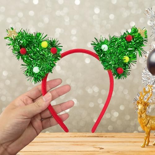 Festive Christmas Headband for Women and Girls