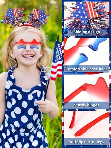 8 PCS Patriotic Party Accessories Set