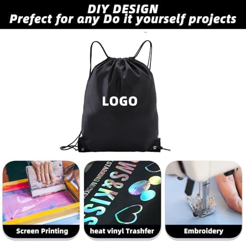 Haokuaile 20 Pcs Drawstring Bags Gym Travel Essentials