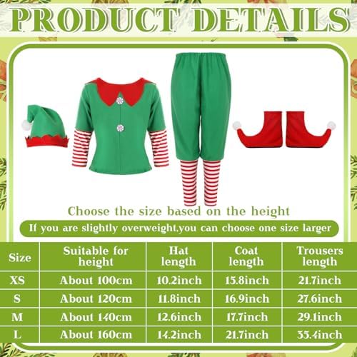 Geyoga Christmas Costumes for Kids