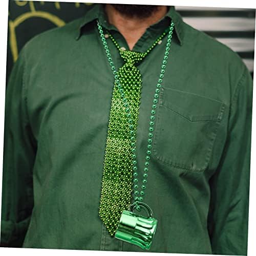 1Set St Patricks Day Costume Headband Tutu Skirt Necklace Party Accessories