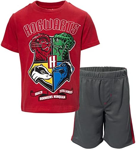 Harry Potter House T-Shirt Shorts Set 1