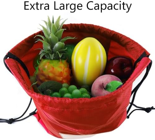 JohahaTim Drawstring Backpack Bulk Bags 4PCS Multi Color