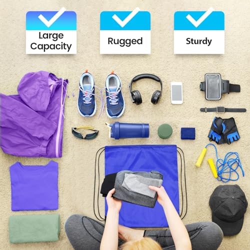HYTHOZO 24Pcs Drawstring Backpack Set