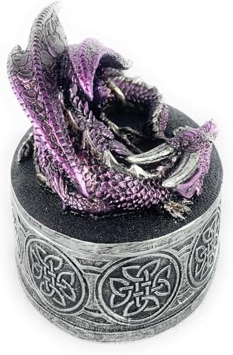 Dragon Statue Jewelry Box - Fantasy Retro Design