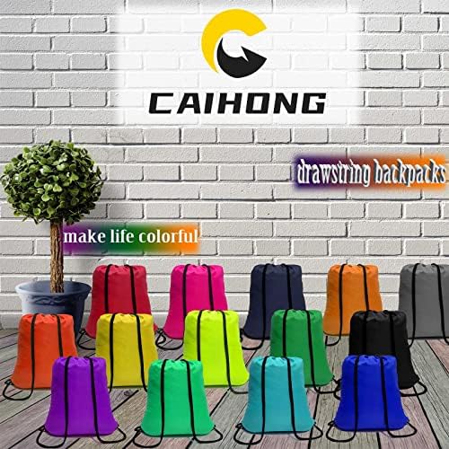 100 Pack Drawstring Gym Bags 20 Colors
