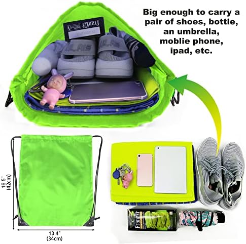 BeeGreen 20 Piece Drawstring Gym Backpack Set