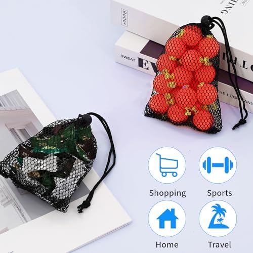35 Pcs Small Mesh Drawstring Bags for Travel and Gym Use