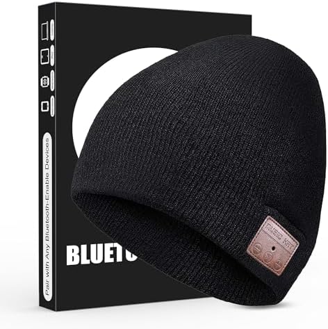Greatfine Bluetooth Beanie with Headphones