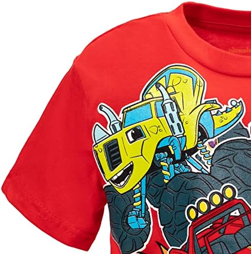 Blaze Stripes Boys 3 Piece Outfit Set Black Red Grey