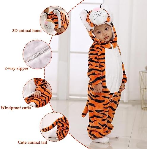 TONWHAR Baby Boys Halloween Tiger Costume Outfit