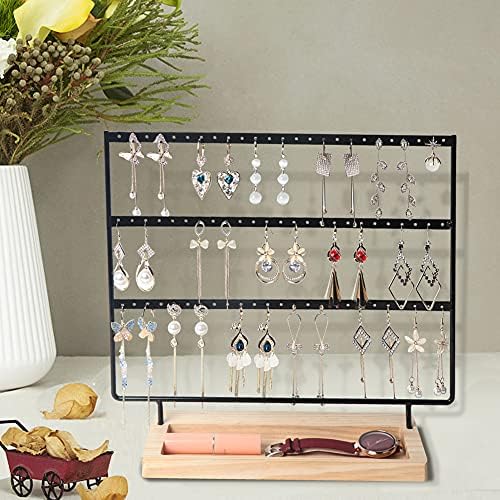 Sovia Earring Organizer 3-Tier 75 Holes Storage Stand