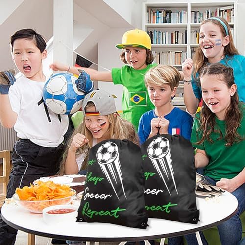 24 Pcs Soccer Basketball Bags 24 Pcs Ball Bracelets for Kids