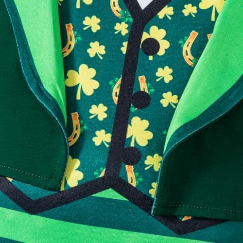 Baby Boys St Patricks Day Romper Costume With Hat