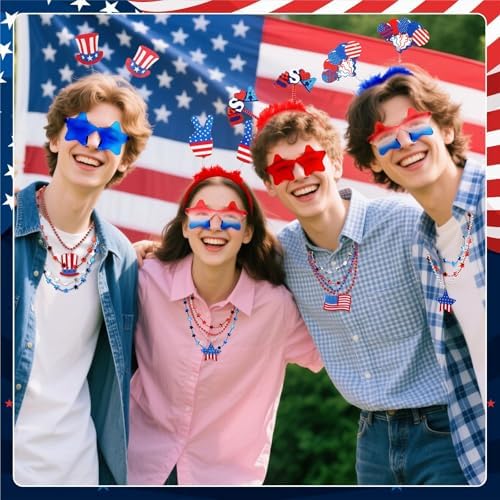 39 PCS Fourth of July Accessory Set for Women