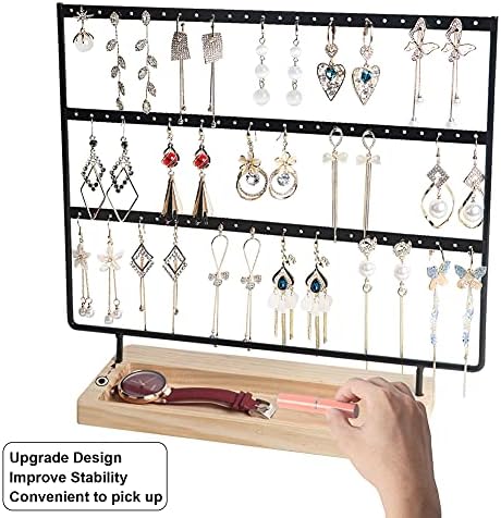 Sovia Earring Organizer 3-Tier 75 Holes Storage Stand